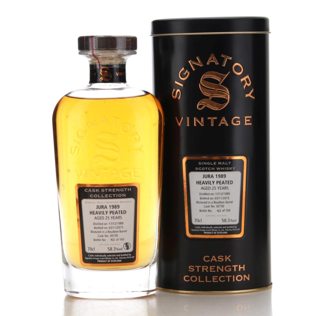 Jura Heavily Peated 1989 Cask Strength Collection 25 Year Old